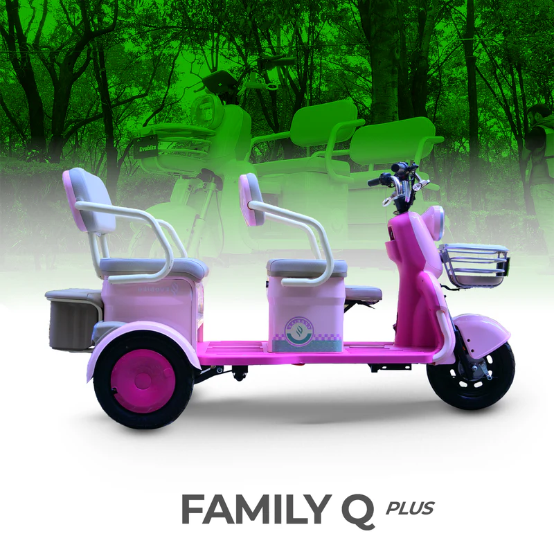 Triciclo Eléctrico Evobike FAMILY Q PLUS