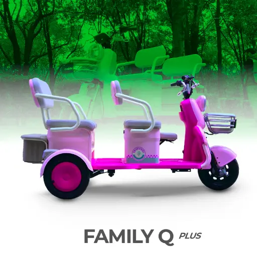 Triciclo Eléctrico Evobike FAMILY Q PLUS